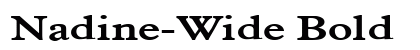 Nadine-Wide Bold preview