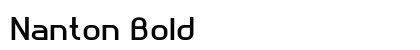 Nanton Bold preview