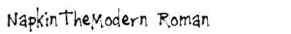 NapkinTheModern Roman preview