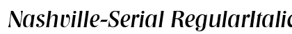 Nashville-Serial RegularItalic Preview