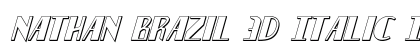 Nathan Brazil 3D Italic Italic preview