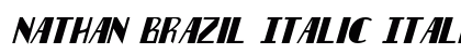 Nathan Brazil Italic Italic preview
