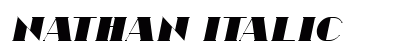 Nathan Italic preview
