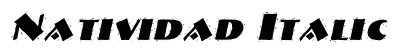 Natividad Italic preview