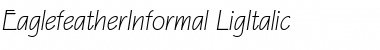 EaglefeatherInformal Italic Font