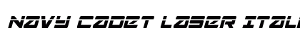 Navy Cadet Laser Italic Italic preview