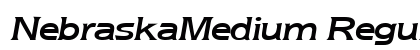 NebraskaMedium RegularItalic preview