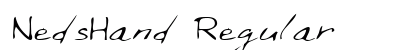 NedsHand Regular preview