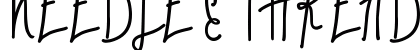 Needle & Thread Uppercase Bold Bold preview