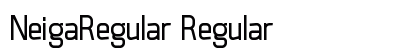 NeigaRegular Regular preview