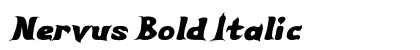 Nervus Bold Italic preview