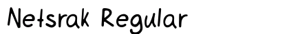 Netsrak Regular preview