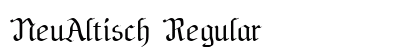 NeuAltisch Regular preview