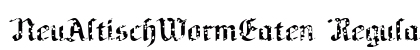 NeuAltischWormEaten Regular preview