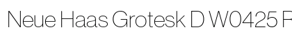 Neue Haas Grotesk D W0425 Regular preview