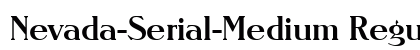 Nevada-Serial-Medium Regular preview