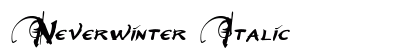 Neverwinter Italic Preview