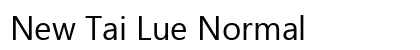 New Tai Lue Normal Preview