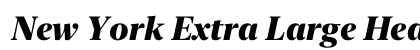 New York Extra Large Heavy Italic Preview