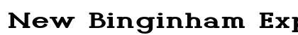 New Binginham Expanded Bold preview