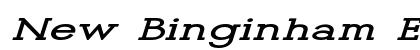 New Binginham Extra-expanded Italic preview