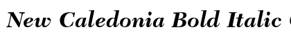 New Caledonia Bold Italic Old Style Figures preview