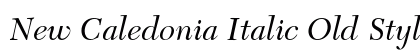 New Caledonia Italic Old Style Figures preview