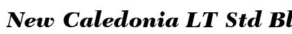 New Caledonia LT Std Black Italic Preview