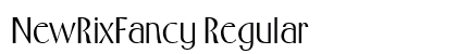 NewRixFancy Regular preview