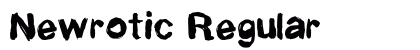 Newrotic Regular preview