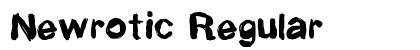 Newrotic Regular preview