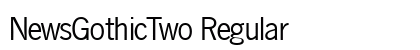 NewsGothicTwo Regular Preview