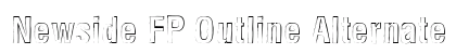 Newside FP Outline Alternate Regular preview