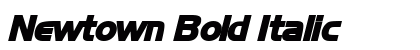 Newtown Bold Italic Preview