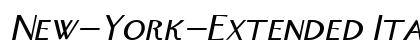 New-York-Extended Italic Preview