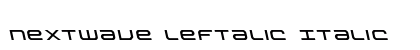 Nextwave Leftalic Italic preview
