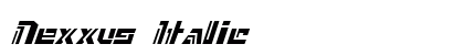 Nexxus Italic preview