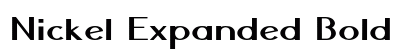 Nickel Expanded Bold preview