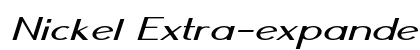 Nickel Extra-expanded Italic preview