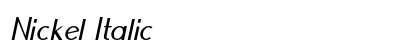 Nickel Italic preview