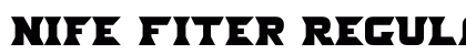 Nife Fiter Regular preview