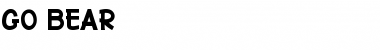 Go Bear Font