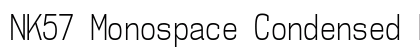 NK57 Monospace Condensed Light Preview