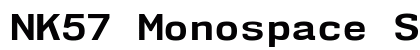 NK57 Monospace Semi-Expanded Bold Preview