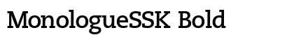 MonologueSSK Bold preview