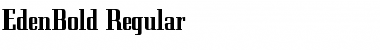 Download EdenBold Font