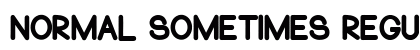 Normal Sometimes Regular preview