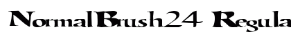 NormalBrush24 Regular preview