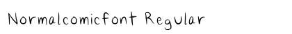 Normalcomicfont Regular preview