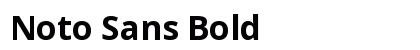 Noto Sans Bold preview